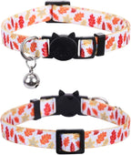 3 Pack/Set Thanksgiving Day Cat Collar Breakaway Bell Fall Autumn - Image 3