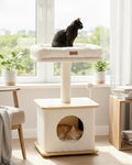 Modern Cat Tree for Indoor Cats, Nordic Loft Style, Cat Tower for Kitten by Purrlato