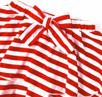 Girls Skirt Set 2 Piece Outfit Toddler Summer Clothes Ruffle Sleeve T-Shirt Bow - Image 7