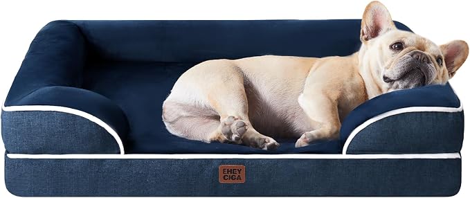 EHEYCIGA Orthopedic Dog Bed for Medium Dogs, Waterproof Memory Foam Medium Dog by EHEYCIGA