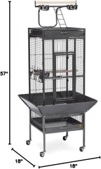 Prevue Pet Products Wrought Iron Select Bird Cage Black Hammertone 3151BLK - Image 4