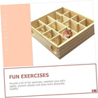BESPORTBLE Household Hamster Maze Multi Grid Wooden Chinchilla Accessory - Image 6