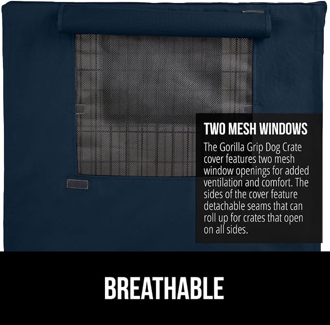 GORILLA GRIP Dog Crate Covers Compatible - Image 4