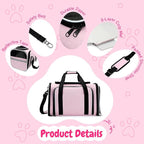 Double Expandable Cat Carrier, Airline Approved Soft-Sided Pet Travel Carrier - Image 5
