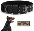 Tactical Dog Collar Military Adjustable Dog Collars Soft Nylon Training Collar by Periflowin