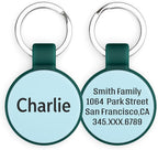 Silent Silicone Dog Tags, Custom Engraved Pet ID Tags by Brayhoo