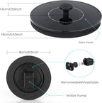 Mademax Solar Bird Bath Fountains Pump, Upgrade 1.4W Solar Fountain - Image 6