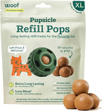 WOOF Pupsicle Refill Pops, Delicious Long Lasting Dog Treats, Pre-Made Pupsicle by Woof