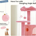 DUMOS 54-inch Indoor Cat Tree Tower –Multi-Level Pet House - Image 5