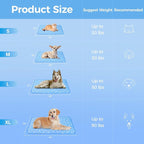 Rywell Cooling Mat for Dogs Extra Large, Washable Non-Toxic Portable Kennel Dog - Image 9