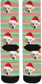 Custom Face Socks, Personalized Dog Lover Pet Photo Picture on Socks Unisex - Image 4