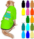 Custom Dog Hoodie Personalized Photo Text Logo Name Dog Clothes, Soft & Warm by Mynvzrk