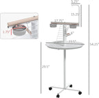 PawHut Bird Stand, Parrot Stand - Image 7
