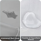 DUJUIKE Waterproof Bed Cover for Dog and Cats, Pet Hair Resistant Bed Sheet - Image 2