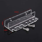 Fdit Acrylic Water Plants Grass Maintenance Tool Holder Aquarium Rack Organizer - Image 2