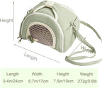 ABLAZEZAI Guinea Pig Carrier, Small Animal Travel Bag, Breathable Outdoor - Image 2