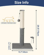 Happi N Pets 29.5" Tall Cat Scratching Post, Cat Scratchers - Image 3