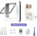 Smart Cat Door for Interior & Exterior Doors, Outer Frame Size 11.5"x10.1" - Image 7