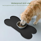 Dog Food Mat Anti-Slip Silicone Dog Bowl Mat Thicker Pet Placemat Waterproof - Image 3