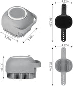 Comotech 6PCS Dog Bath Brush & Dog Toothbrush | Adjustable Handle Shampoo Brush - Image 6