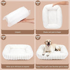 Dog Beds Large Sized Dog, Washable Self Warming Dog Cat Bed Rectangle - Image 6