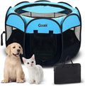 Dog Playpen for Large Dogs Portable Collapsible, Indoor Outdoor Cat Pet Puppy by Goozii