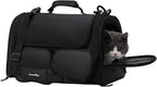 FUKUMARU Cat Carrier, 4 Mesh Windows Small Dog Carrier, 4 Storage Pockets Cat - Image 9