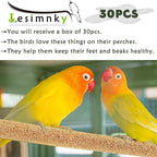 30PCS Birds Perch Covers, Sand Perch - Image 2