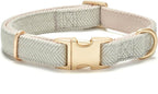 Soft Cotton Hemp Dog Collar by YUDOTE