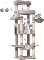 Taoqimiao 71 Inches Cat Tree for Large Cats 20lbs+, 3 Giant Perches, Widened - Image 9