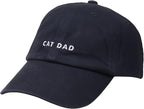 Cat Mom & Dad Hats for Proud Cat Parents | for Men & Women | Embroidered Text - Image 2