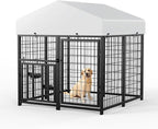 ROOMTEC Large Dog Kennel Outdoor Pet Pens Dogs Run Enclosure Animal Hutch Metal - Image 7