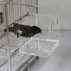 Hanging Bird Bath Cube Bird Bathtub Bath Shower Box Bowl Cage Accessory - Image 5