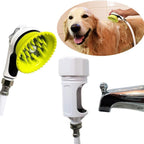 Wondurdog Bathtub Spout and Garden Hose Attachment Dog Wash Kit w/Splash Shield by Wondurdog