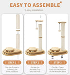 Made4Pets Cat Scratching Post Cat Scratcher Kitten Toys - Image 8