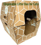 Tallest Disposable Cat Litter Box 15 Trays 2 Trays Litter Box Low Entry - Image 9