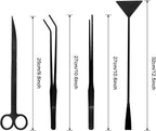 Aquarium Aquascaping Tool Stainless Steel Aquascape Tools Kit 4 in 1 Anti-Rust - Image 2