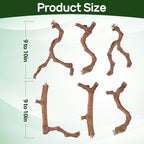 6-Piece Premium Bird Perch Stand - Image 7