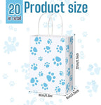 Blulu 20 Pcs Puppy Dog Paw Gift Bags - Image 3