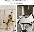 Cat Scratcher Mat with Interactive Mouse Toy, Cat Scratching Post Natural Sisal - Image 4