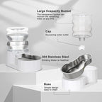 RIZZARI Gravity Water Bowl Dispenser - Image 3