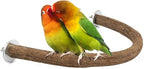 Allazone Bird Natural Wood Stand Perch Swing U Shape Natural Parrot Perch Bird - Image 5