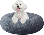 Nisrada Dog Bed for Small Medium Large Dogs, 20 inch Calming, Washable-Round by Nisrada
