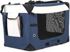 Large Cat Carrier, Collapsible Dog Travel Crate Portable Soft-Sided Pet Carrier - Image 2