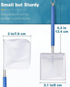 Pawfly 3 Inch Tiny Fish Tank Net, Aquarium Shrimp Net - Image 6