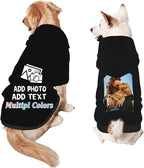 Custom Dog Hoodie Add Your Design Soft & Warm Personalized Photo Text Logo Name by Custom