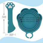 Cat Food Can Spoon & 3 Pcs Can Lids | Cute Paw Shape Covers & Opener - Image 6