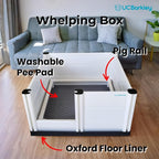 Whelping Box for Dogs & Puppies – Premium 36" Modular Design - Image 3