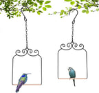 2PK Metal Frame Hummingbird Swings and Perches by XYADX