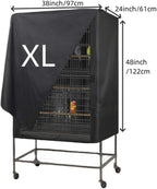 Bird Cage Cover Black Out, Protects Pets Privacy, Comfortable, Breathable - Image 7